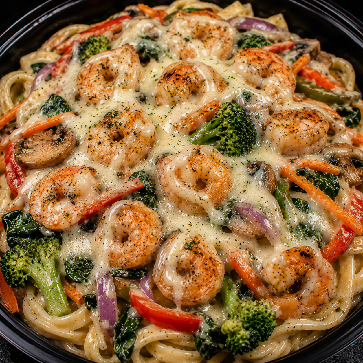 Shrimp Alfredo